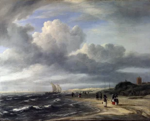 De kust bij Egmond aan Zee